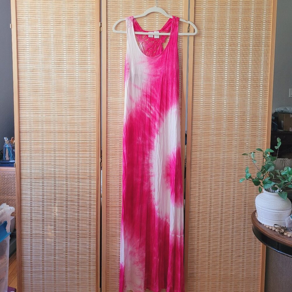 INC BEACH Tie Dye Maxi Dress
